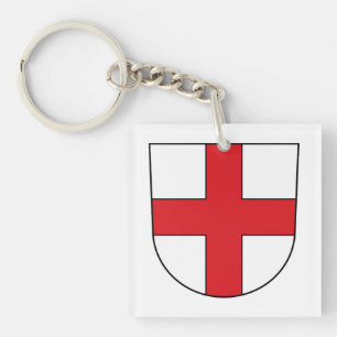 Freiburg Breisgau stadswapen Duitsland symbool kru Sleutelhanger