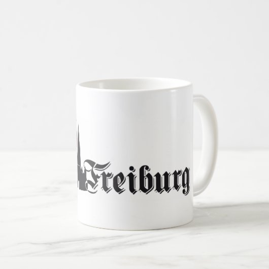 Freiburg by Historisches-Freiburg.de Koffiemok (Voorkant rechts)