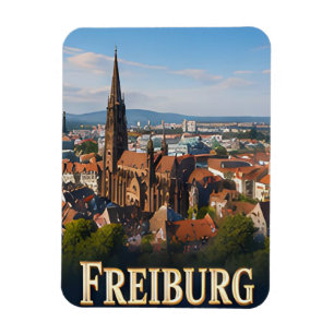 ✈️ Freiburg Duitsland Reis Cadeau 🏛️ Magneet