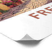 Freiburg Duitsland Reisprint Poster (Hoek)