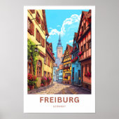 Freiburg Duitsland Reisprint Poster (Voorkant)