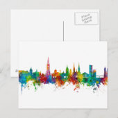 Freiburg Duitsland Skyline Briefkaart (Voorkant / Achterkant)