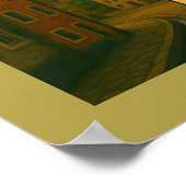 Freiburg Duitsland Stad Kunst Poster (Hoek)