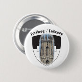 Freiburg/Fribourg-Buttonnen Ronde Button 5,7 Cm (Voorkant /achterkant)