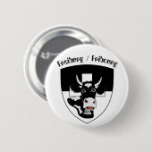 Freiburg/Fribourg-Buttonnen Ronde Button 5,7 Cm (Voorkant /achterkant)