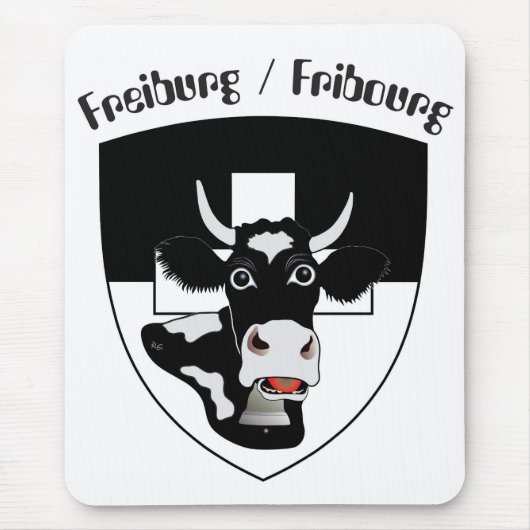 Freiburg / Fribourg Mauspad Muismat (Voorkant)