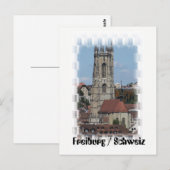 Freiburg/Fribourg Postkarte Briefkaart (Voorkant / Achterkant)