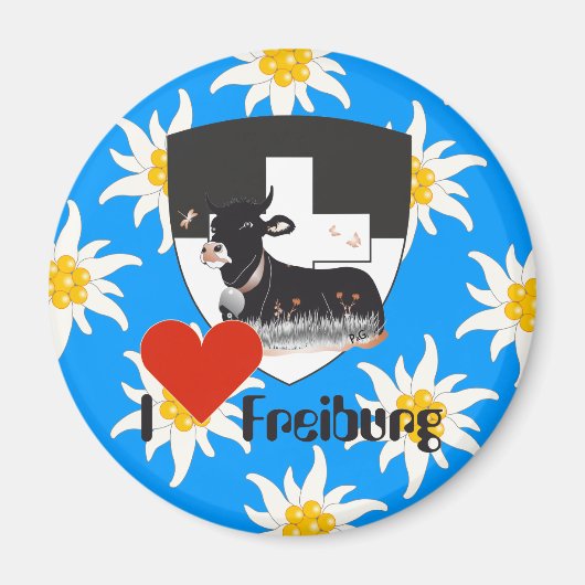 Freiburg Fribourg Schweiz Suisse Magnete Magneet (Voorkant)