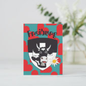 Freiburg / Fribourg Schweiz Suisse Postkarte Briefkaart (Staand voorkant)
