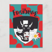 Freiburg / Fribourg Schweiz Suisse Postkarte Briefkaart (Voorkant)
