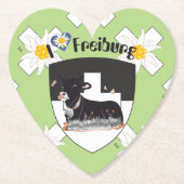Freiburg - Fribourg - Schweiz - Suisse Untersetzer Kartonnen Onderzetters (Voorkant)