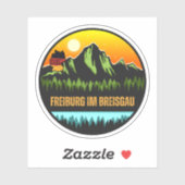 Freiburg im Breisgau, Baden-Württemberg Duitsland Sticker (Vel)