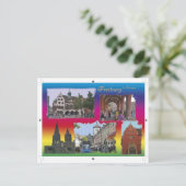 Freiburg im Breisgau Briefkaart (Staand voorkant)