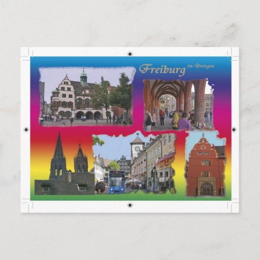 Freiburg im Breisgau Briefkaart (Voorkant)