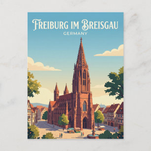 Freiburg im Breisgau Duitsland Briefkaart