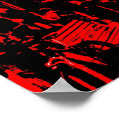 Freiburg Martinstor rot Poster (Hoek)