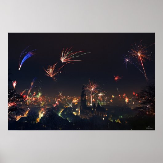 Freiburg Silvester 2011/2012 Poster (Voorkant)