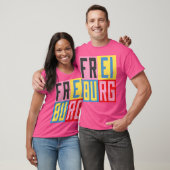 Freiburg steden ontwerp cadeau t-shirt (Unisex)
