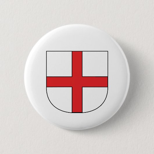 Freiburger Wappen Ronde Button 5,7 Cm (Voorkant)