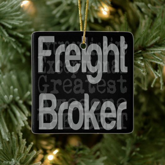 Freight Broker Extraordinaire Keramisch Ornament (Boom)