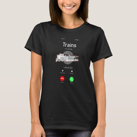 Freight Diesel Train Driver Trainspotting Locomoti T-shirt (Voorkant)