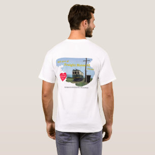 Freight Motor #5 Centennial - Afbeelding op achter T-shirt