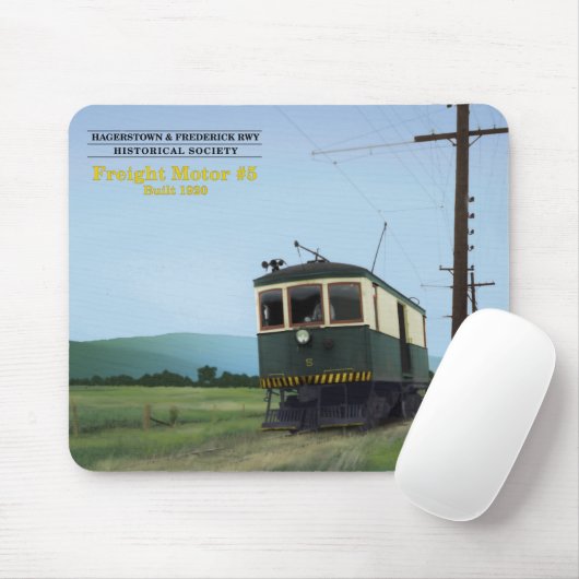 Freight Motor #5 Mousepad Muismat (Met muis)