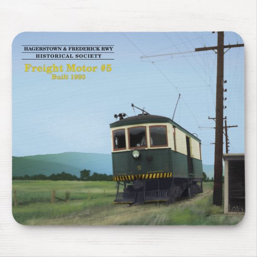 Freight Motor #5 Mousepad Muismat (Voorkant)
