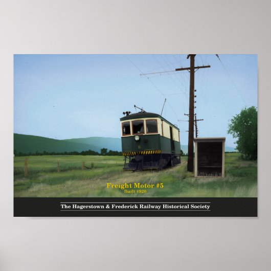 Freight Motor #5 Poster (Voorkant)