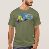 Freight Train CSX Engine Premium T-shirt (Voorkant)