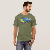 Freight Train CSX Engine Premium T-shirt (Voorkant volledig)