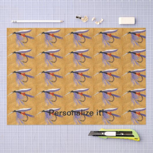 "Freight Train" natte vlieg, vliegkoppeling, vlieg Tissuepapier (Craft)