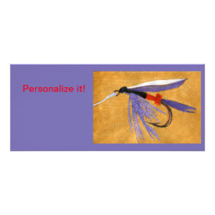 "Freight Train"-wet fly-vliegtechniek Reclamekaart