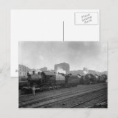 Freight Trains Scranton Pa. Briefkaart (Voorkant / Achterkant)