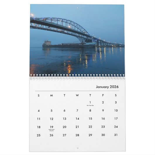 Freighter Calendar Kalender (Jan 2026)