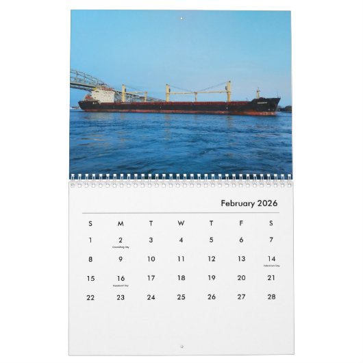Freighter Calendar Kalender (Feb 2026)