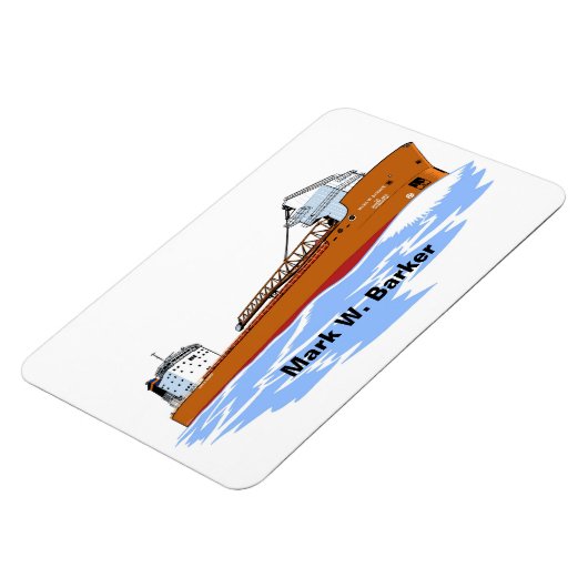 Freighter Mark W. Barker Magnet Magneet (Linkerzijde)