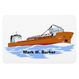 Freighter Mark W. Barker Magnet Magneet