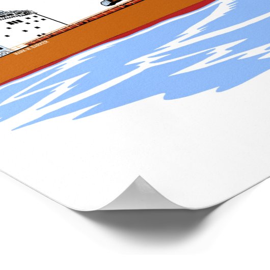 Freighter Mark W. Barker Poster (Hoek)