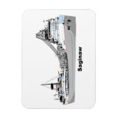 Freighter Saginaw Magneet (Verticaal)