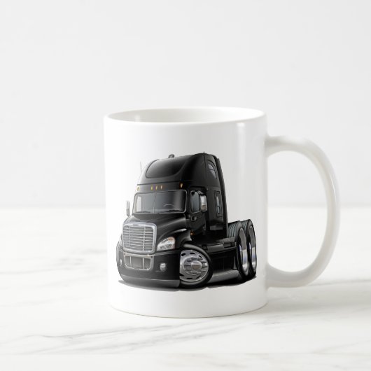 Freightliner Cascadia Black Truck Koffiemok (Rechts)