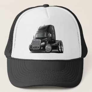 Freightliner Cascadia Black Truck Trucker Pet