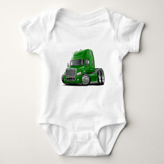 Freightliner Cascadia Green Truck Romper (Voorkant)