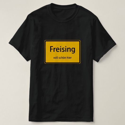 Freising Herren Männer T-Shirt Tshirt Shirt (Design voorkant)