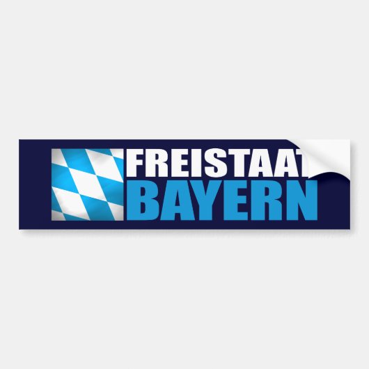 Freistaat Bayern Bumpersticker (Voorkant)