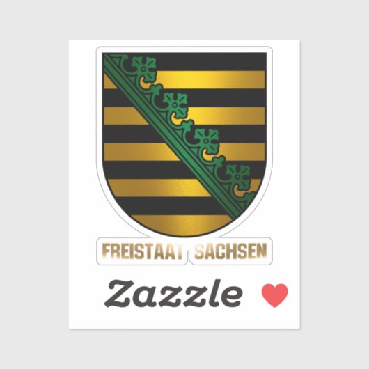 Freistaat Sachsen Sticker (Vel)