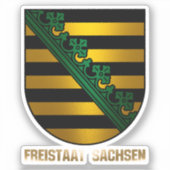 Freistaat Sachsen Sticker (Voorkant)