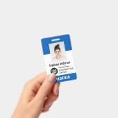 Freiwilligerspasjes met clip of koordje badge (Handheld)