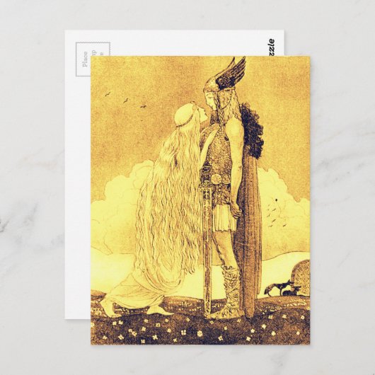 Freja en Svipdag van John Bauer Briefkaart (Voorkant / Achterkant)