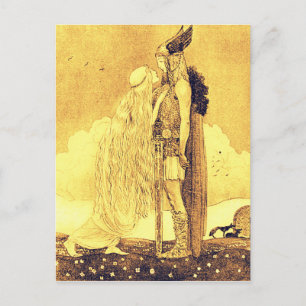 Freja en Svipdag van John Bauer Briefkaart